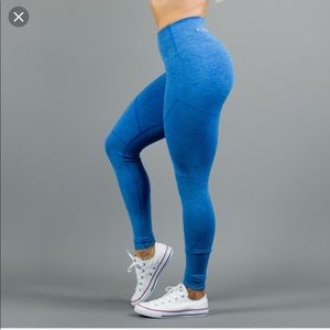 Atlantic Blue Seamless Leggings